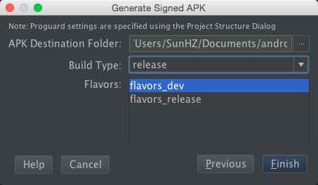利用 Android Studio 和 Gradle 打包多版本APK
