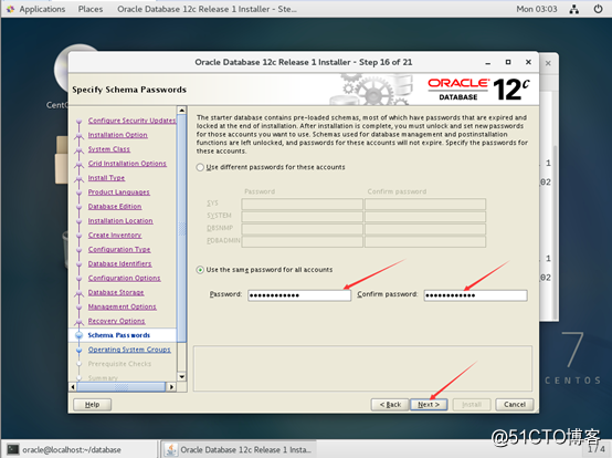 Centos7安装Oracle-12c