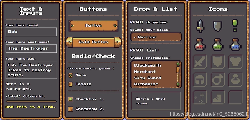 开源推荐|推荐10个复古CSS套件_rpg gui css-CSDN博客