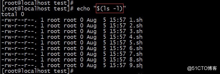 Linux中的括号用法