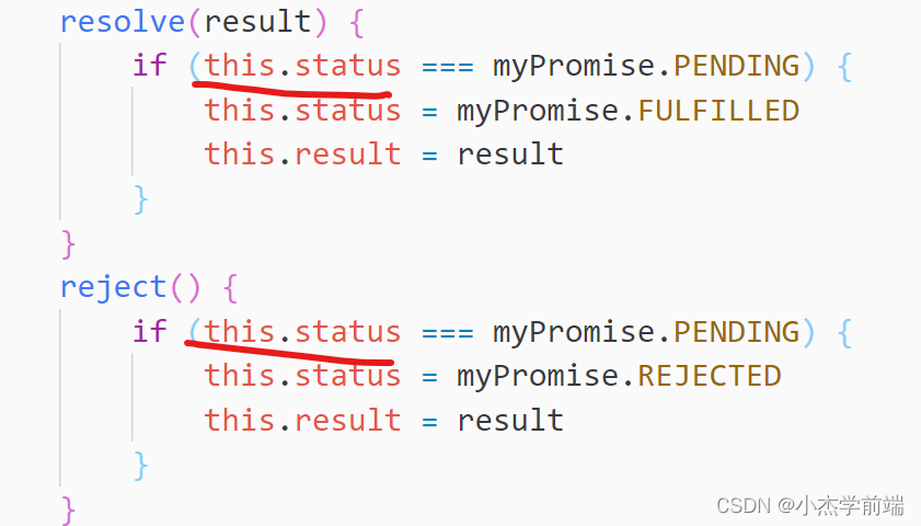 【JavaScript进阶】 一步一步带你手写 Promise,理解核心的异步链式调用及JS执行机制原理_promise this指向-CSDN博客