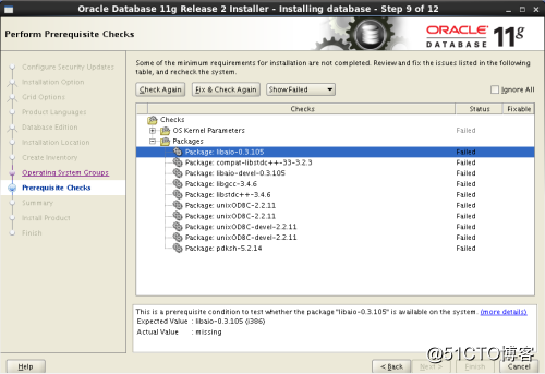 rhel6.5  oracle11g 安装