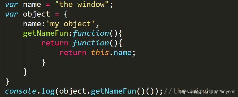 ES6箭头函数里的this