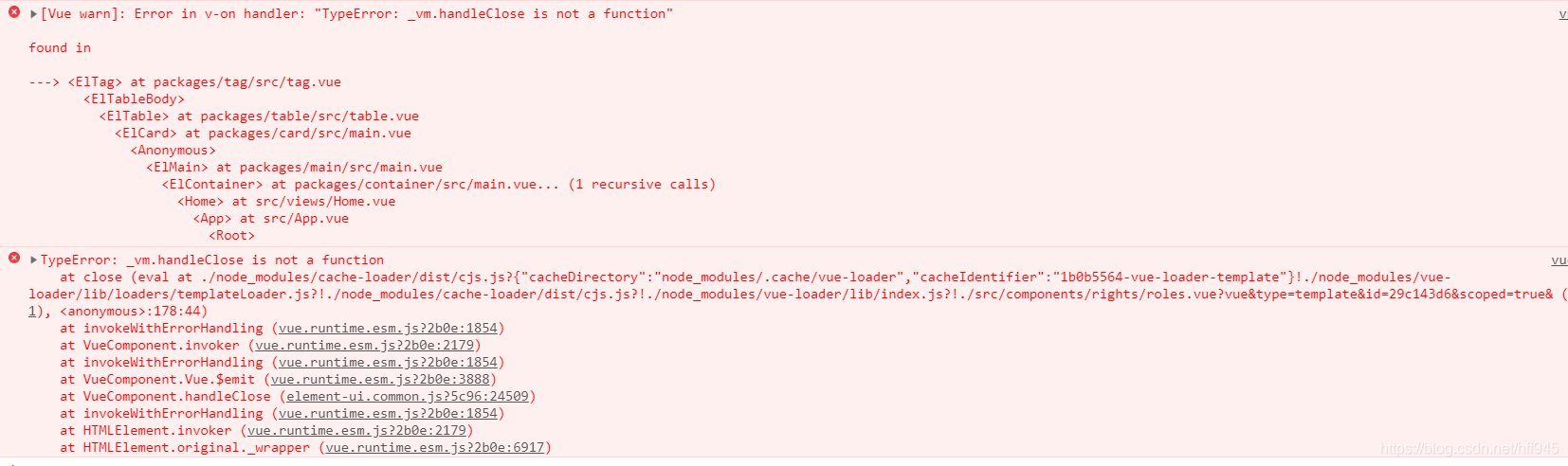 TypeError: _vm.handleClose is not a function_handleedit is not a function -CSDN博客
