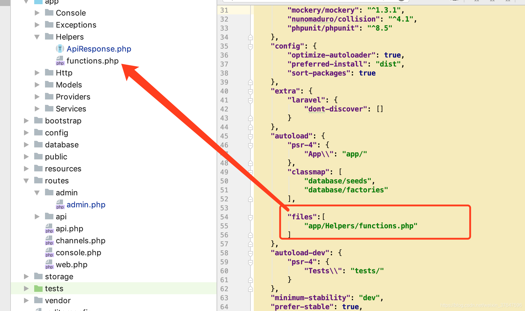 将你的函数路径写到这里