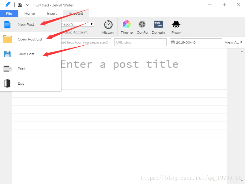 post