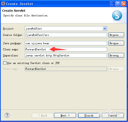Eclipse下完整的Servlet实例