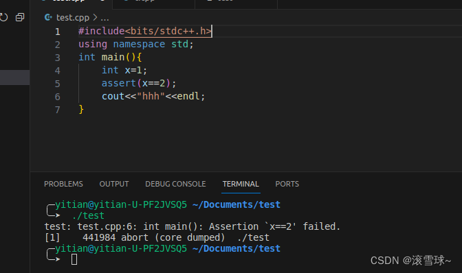 C++ assert()函数用法案例详解_c++ assert函数-CSDN博客