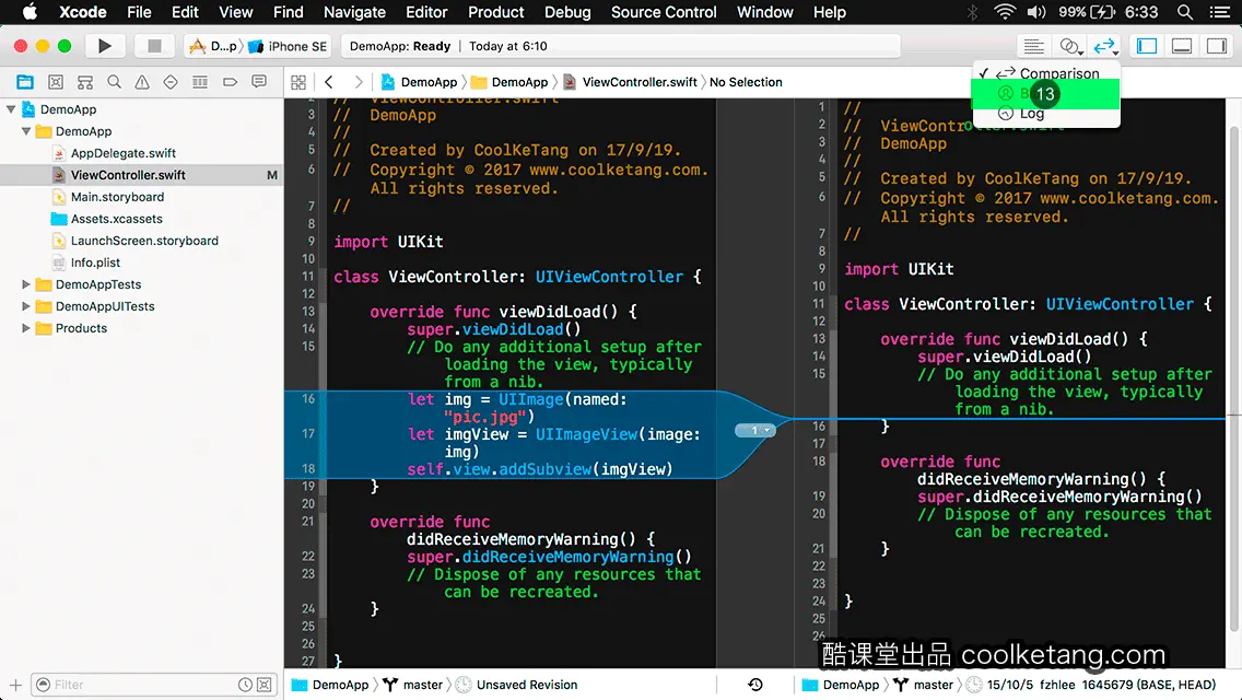 互动教程 for Xcode9 & Swift4-酷课堂