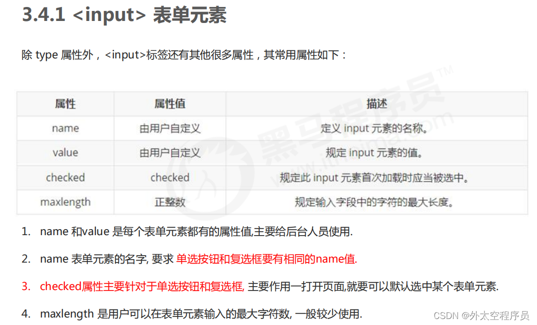 HTML表单元素详解-CSDN博客