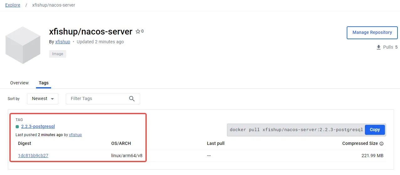 Nacos适配PostgreSQL的ARM64镜像制作_nacos pgsql-CSDN博客