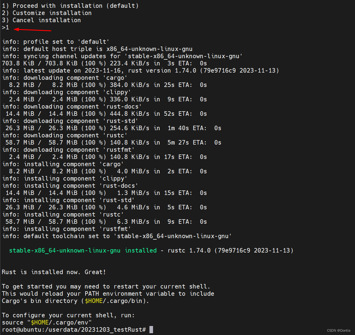 rust简单入门(rust教程、rust安装方法)插图3 在这里插入图片描述