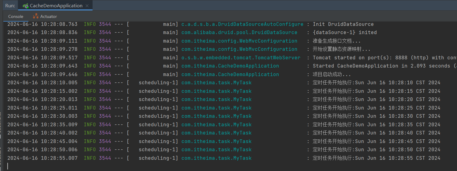 SpringBootWeb 篇-入门了解 Spring Cache 、Spring Task 与 WebSocket 框架_springboot websocket缓存