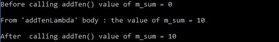 Output of lambda-capture-this