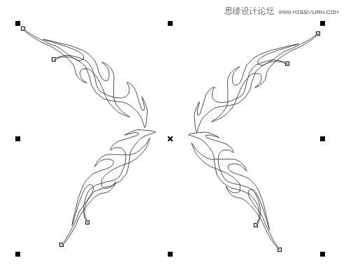 学会了Coreldraw看着有空制作蝴蝶细致明了 b2b软件 