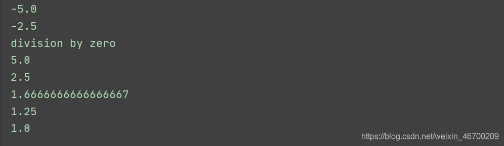 ZeroDivisionError: division by zero的错误，以及try,except语句的使用实例_zerodivision ...