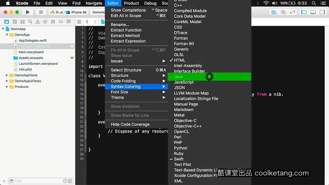 互动教程 for Xcode9 & Swift4-酷课堂