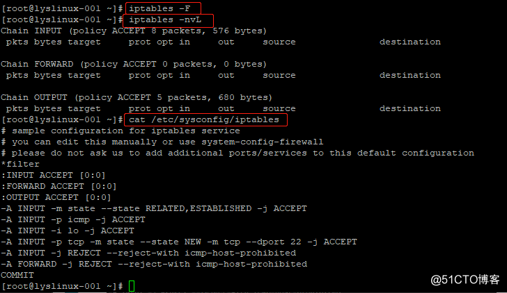 iptables 语法、iptables filter表小案例