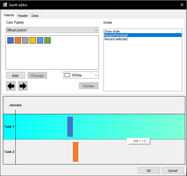 如何在 FastReport Business Graphics 中使用甘特图?