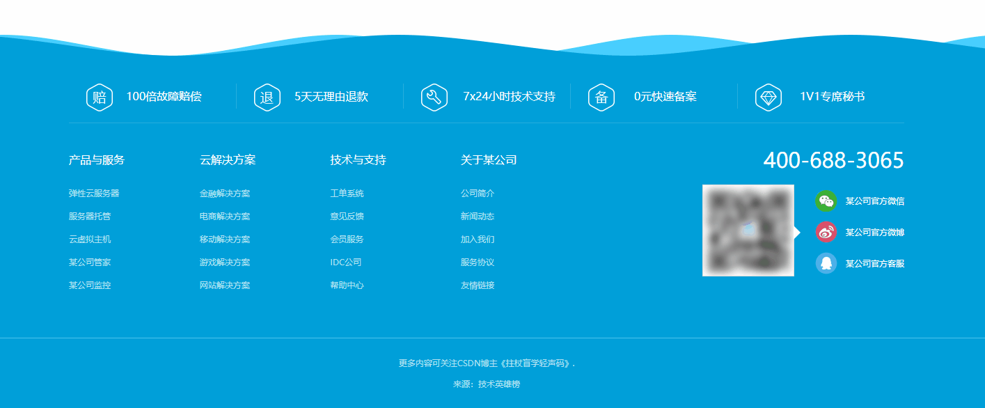 【波浪动态特效】基于jquery实现页面底部波浪动画效果(附完整源码下载)_js波浪线滚动特效-CSDN博客
