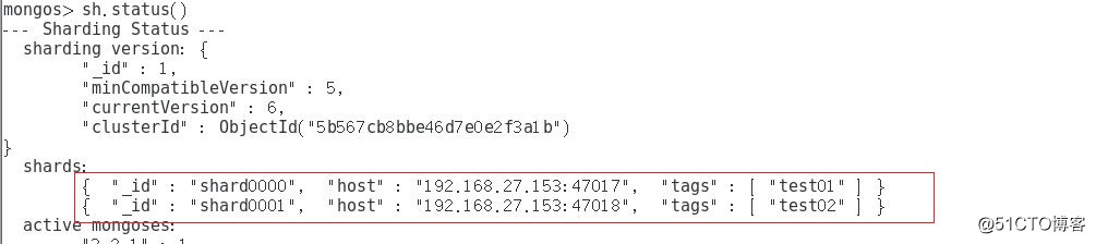 MongoDB分片
