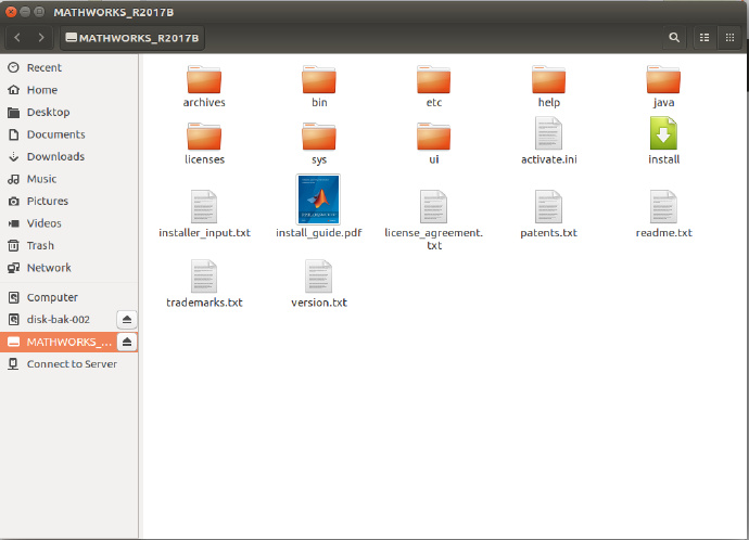 Ubuntu16.04安装MATLAB2017b Ubuntu16.04安装MATLAB2017b