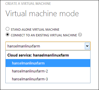 Connecting to an existing VM within a Farm