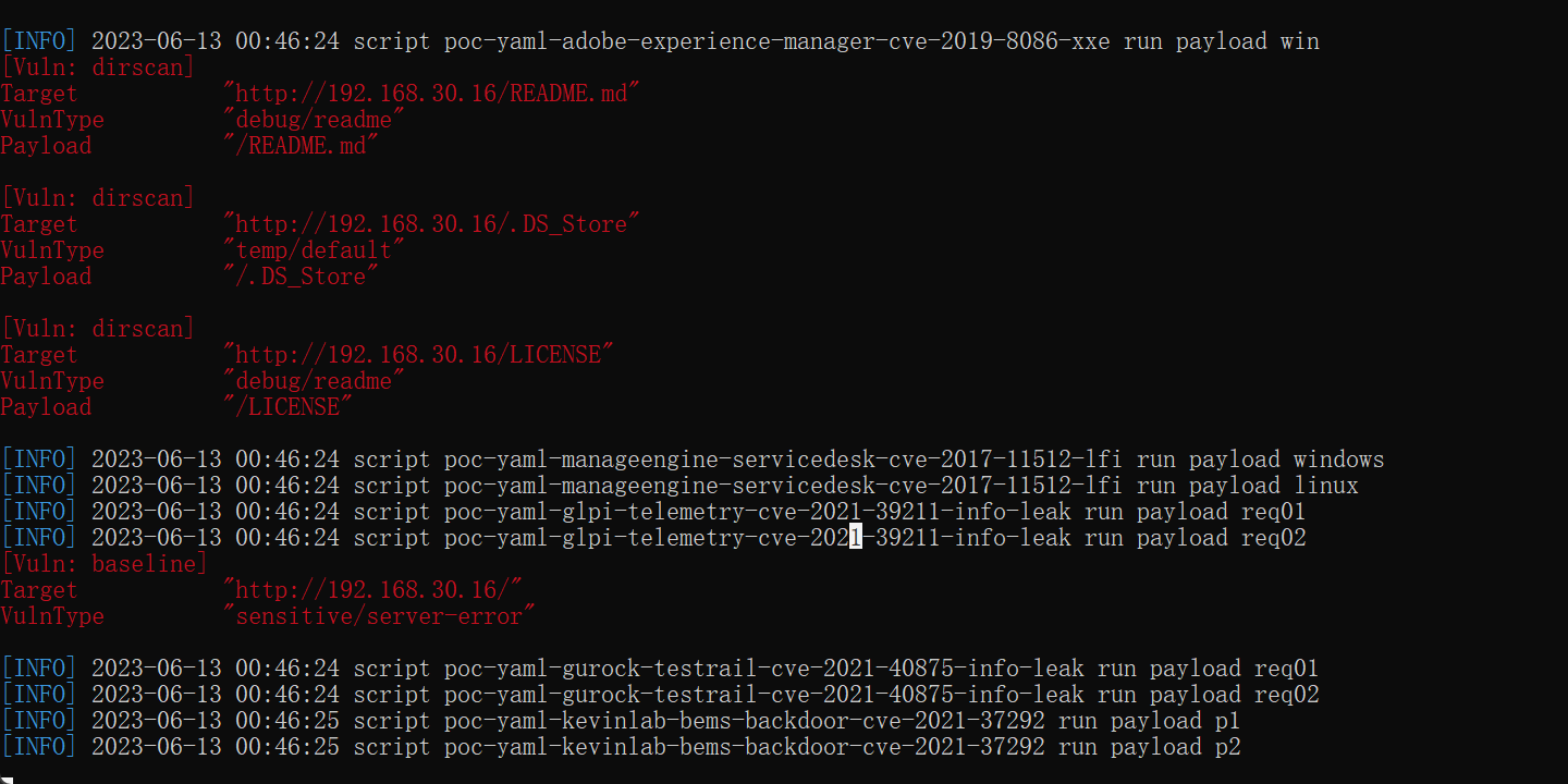 Xray 安装与使用心得插图27 image-20230613004629067