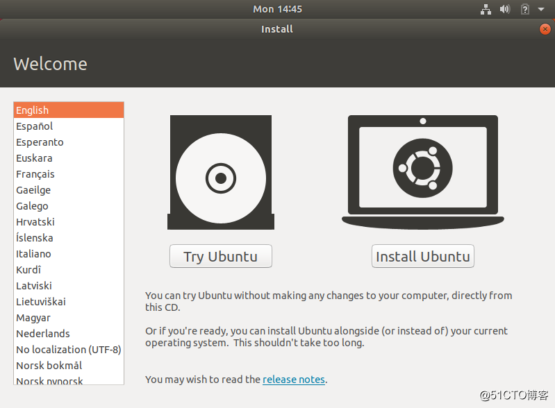 Ubuntu Desktop 物理机安装