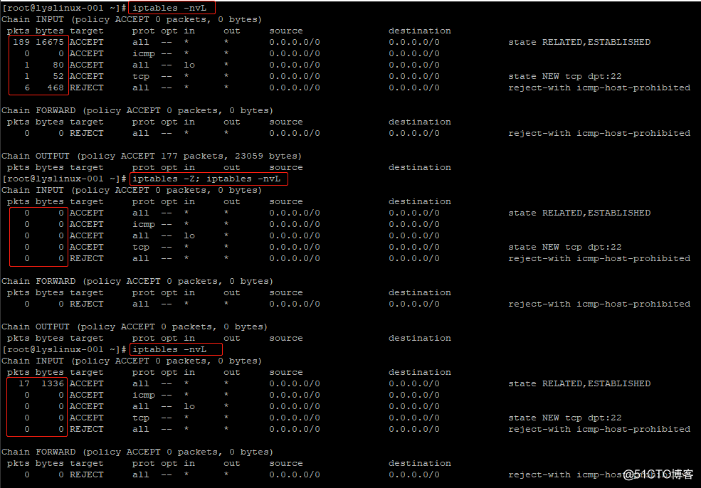 iptables 语法、iptables filter表小案例