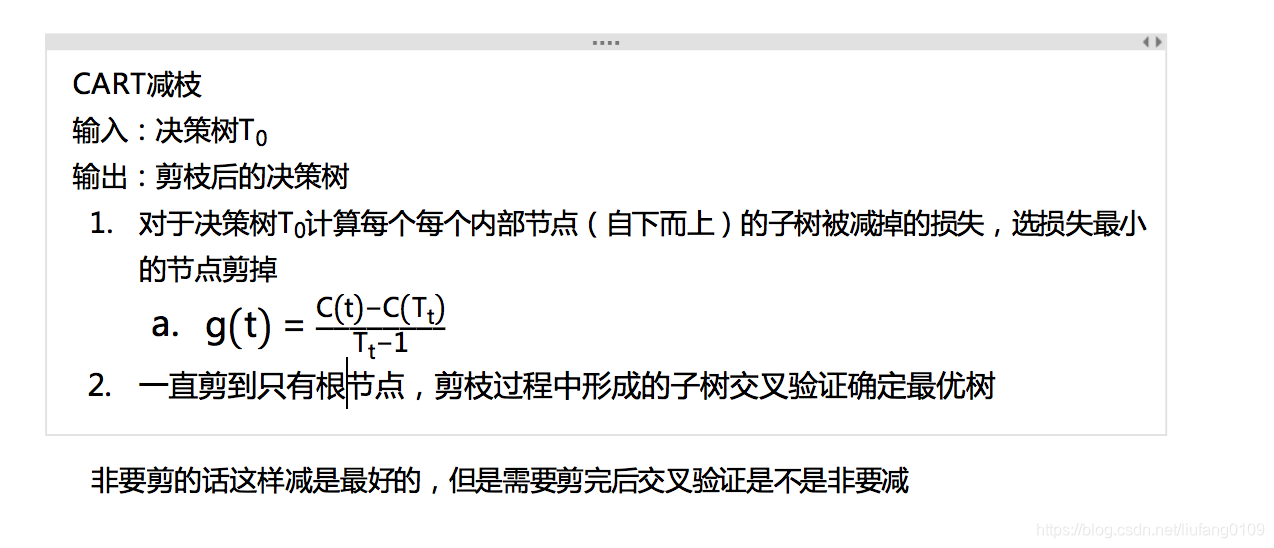 决策树减枝
