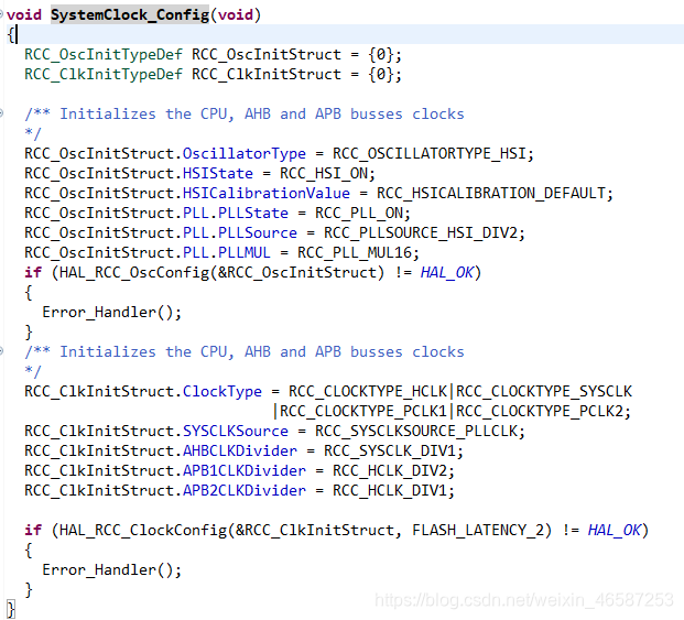 SystemClock_Config()