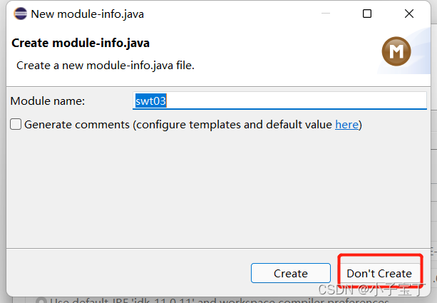 SWT项目搭建、打包(可执行jar)、部署(包装exe)插图2 在这里插入图片描述