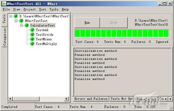 一步一步学NUnit