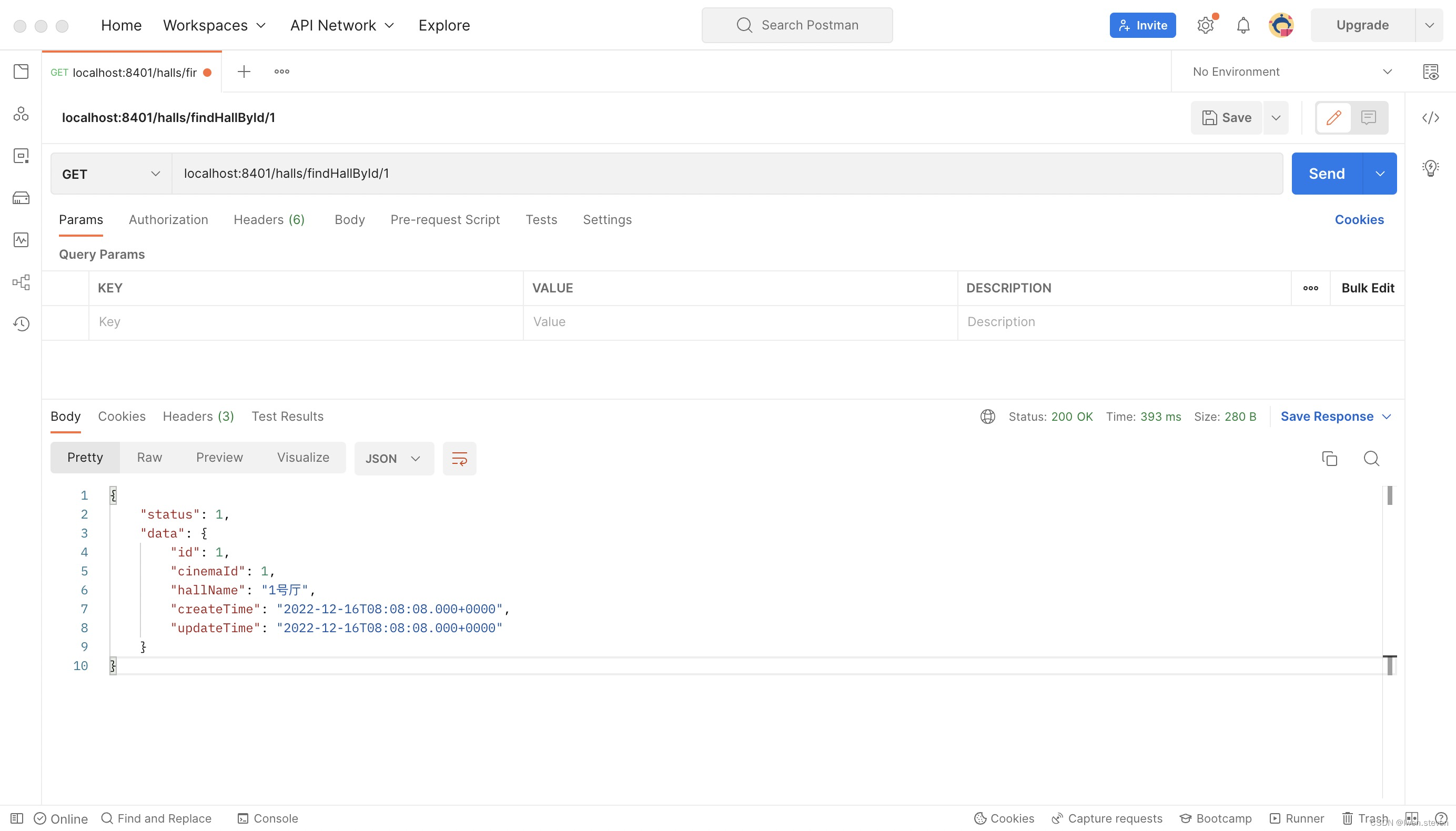 在postman中请求“localhost:8301/films/findFilmList”测试分页功能,可以查询到相应的信息,测试结果如下图所示。