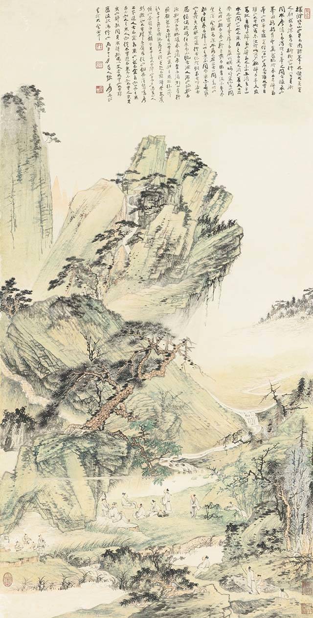 名画392 张大千《山水国画系列70幅》_张大千山水画图片大全-CSDN博客