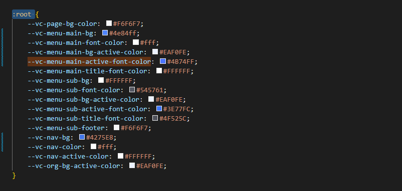 统一修改页面颜色_css :root 改变页面颜色-CSDN博客