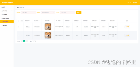 图5.9 销售订单查看界面