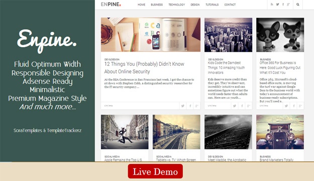 Enpine Blogger Template