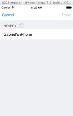 Search for Nearby Devices