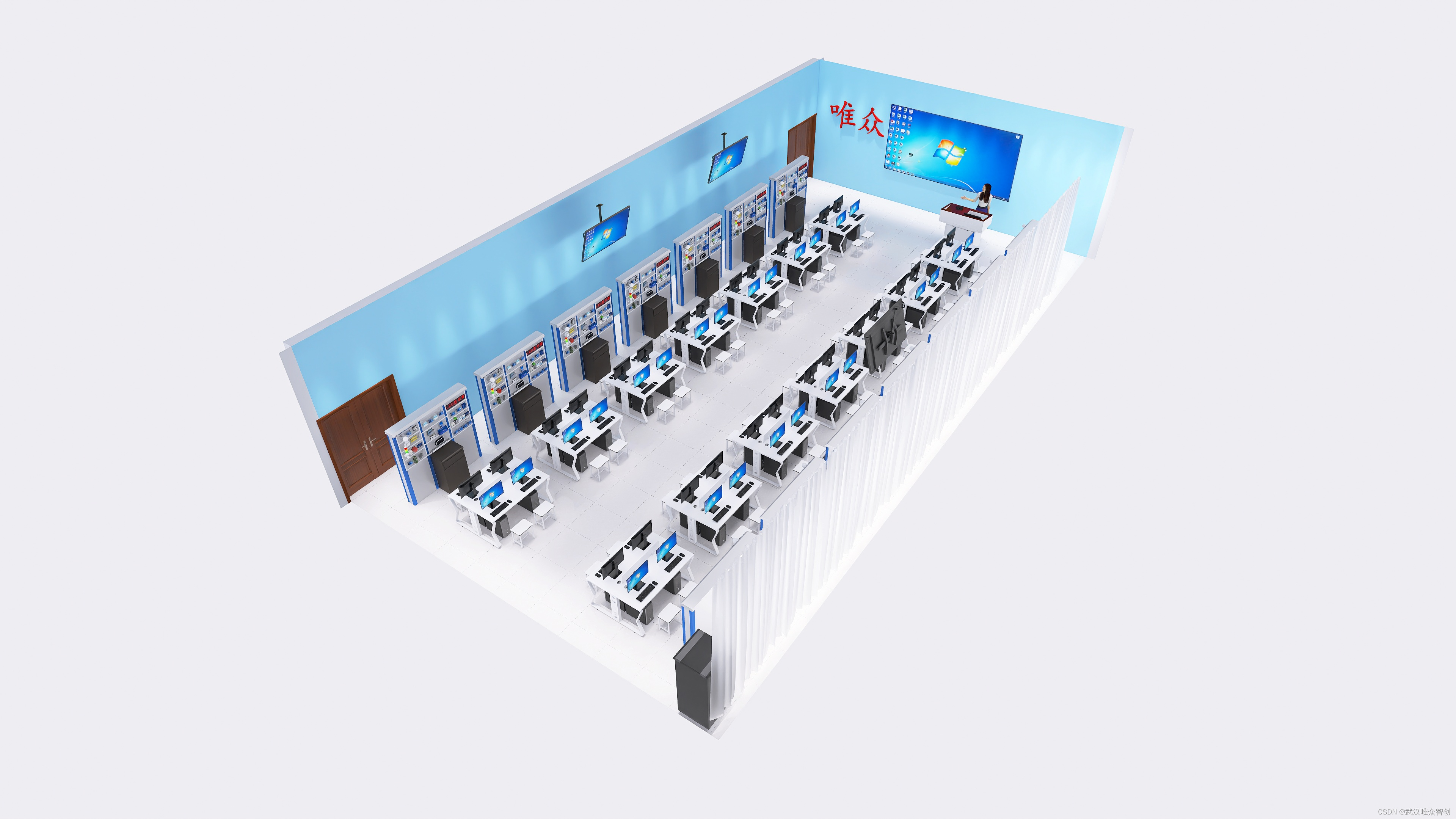 物联网工程应用实训室效果图