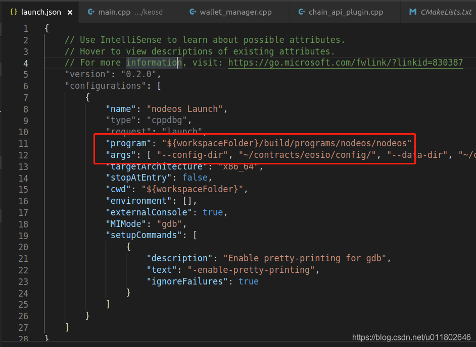 vscode config