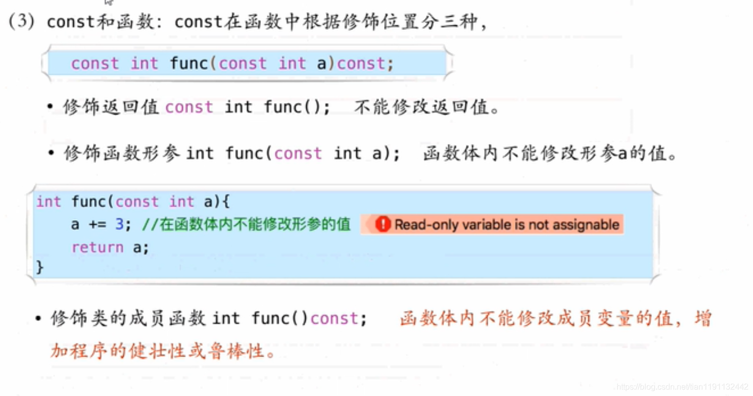 C++ const修饰符详解-CSDN博客