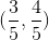 (\frac{3}{5},\frac{4}{5})
