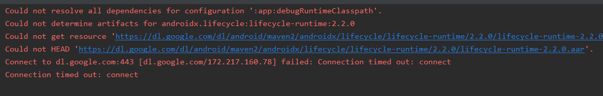 android studio: could not get 'https: dl android... Android项目clone后报错Could not get resource ‘https://dl.google.com/dl ...