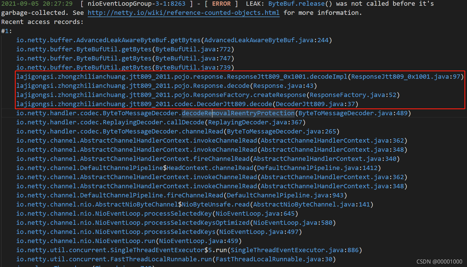记一次netty4.1.20内存泄漏_resourceleakdetector.setlevel-CSDN博客