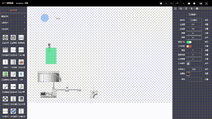H5 小程序 移动端 低代码 实现无人值守-污水处理反渗透监控系统