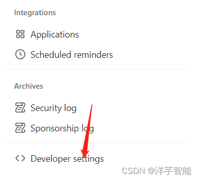  滑到最下面找到developer settings