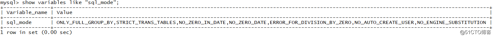 MySQL使用group by 报this is incompatible with sql_mod