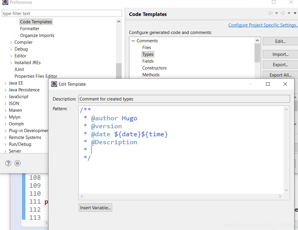 using templates in java create eclipse templates for... Eclipse JavaEE配置指南:个性化界面与代码模板设置-CSDN博客